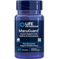 LIFE EXTENSION MacuGuard Ocular Support with Saffron & Astaxanthin (60 kaps.)
