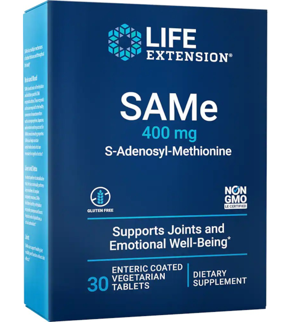 LIFE EXTENSION SAMe 400 mg (30 tabl.)