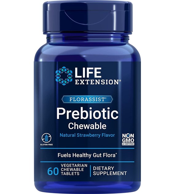 LIFE EXTENSION FLORASSIST® Prebiotic Chewable (60 chewable tabs)
