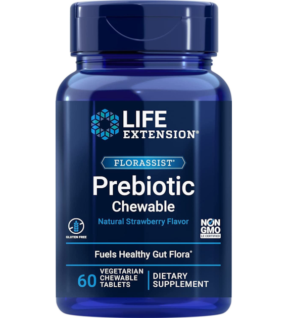 LIFE EXTENSION FLORASSIST® Prebiotic Chewable (60 chewable tabs)