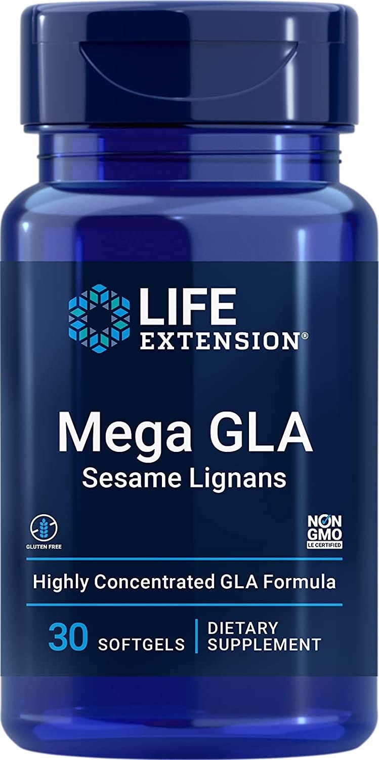 LIFE EXTENSION Mega GLA with Sesame Lignans (30 sgels)