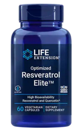 LIFE EXTENSION Optimized Resveratrol Elite (60 kaps.)