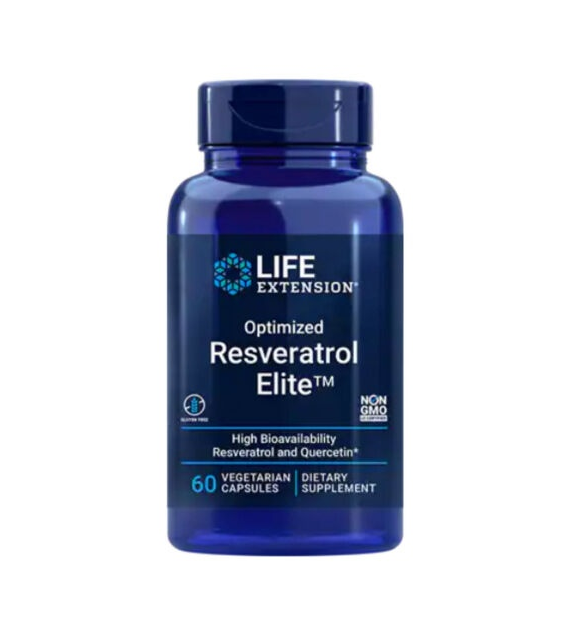 LIFE EXTENSION Optimized Resveratrol Elite (60 kaps.)