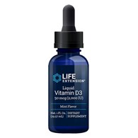 LIFE EXTENSION Liquid Vitamin D3 2000 IU, 50 mcg Mint Flavor (29,57 ml / 1 fl. oz.)