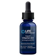 LIFE EXTENSION Liquid Vitamin D3 2000 IU, 50 mcg (29,57 ml / 1 fl. oz.)