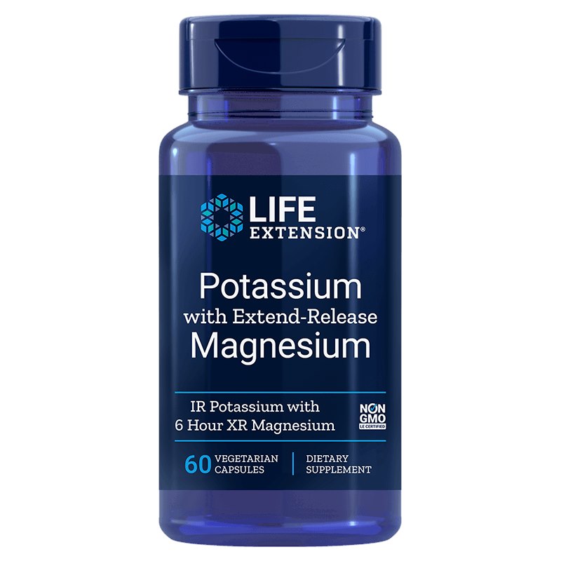 LIFE EXTENSION Potassium with Extend-Release Magnesium (60 kaps.)