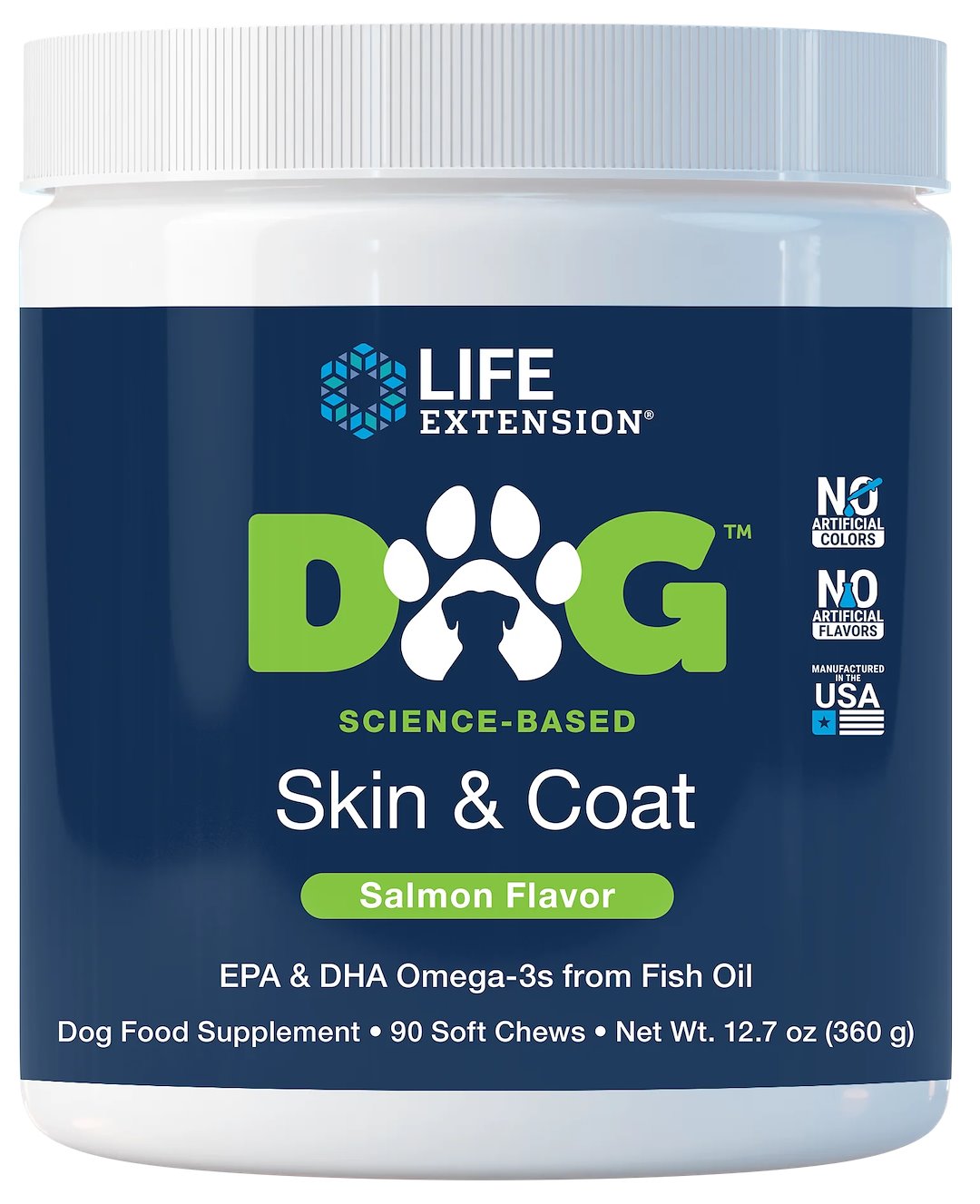 LIFE EXTENSION Dog Skin & Coat (90 kaps.)