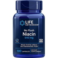 LIFE EXTENSION No Flush Niacin 640 mg  (100 kaps.)
