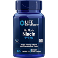 LIFE EXTENSION No Flush Niacin 640 mg  (100 kaps.)
