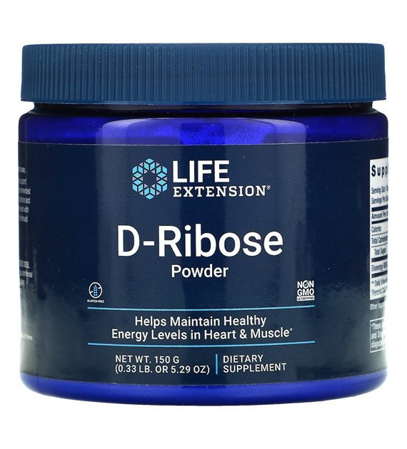 LIFE EXTENSION D-Ribose Powder (150 g / 5,291 oz.)