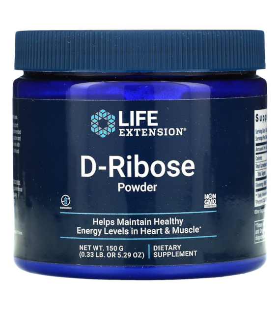 LIFE EXTENSION D-Ribose - D-Ryboza (150 g)