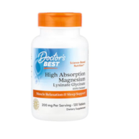 DOCTOR'S BEST High Absorption Magnesium - Magnez (120 tabl.)