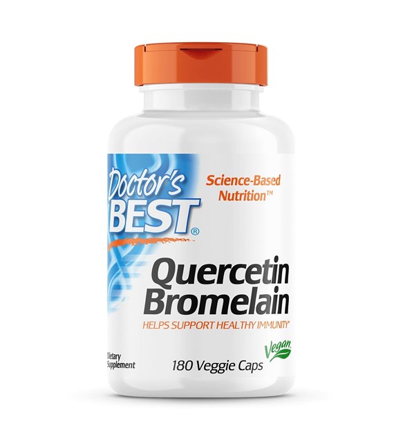 DOCTOR'S BEST Quercetin Bromelain (180 vcaps)