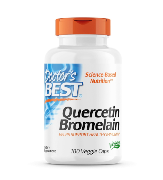 DOCTOR'S BEST Quercetin Bromelain (180 kaps.)