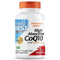 DOCTOR'S BEST Koenzym Q10 100 mg i Piperyna BioPerine - Vegan (60 kaps.)