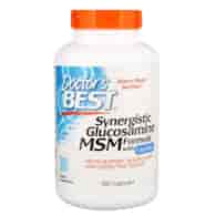 DOCTOR'S BEST Synergistic Glucosamine MSM Formula with OptiMSM (180 caps)