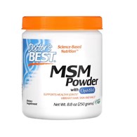 DOCTOR'S BEST Siarka MSM - OptiMSM Metylosulfonylometan (250 g)