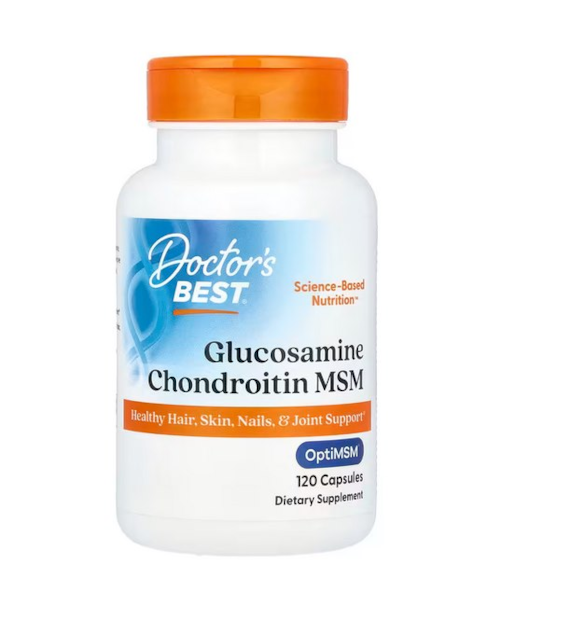 DOCTOR'S BEST Glucosamine Chondroitin MSM with OptiMSM (120 caps)