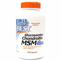 DOCTOR'S BEST Glukozamina + Chondroityna + MSM (240 kaps.)
