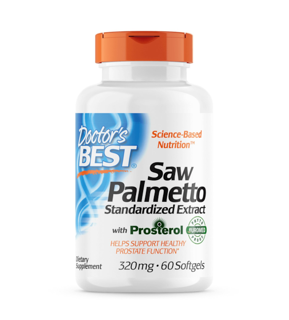 DOCTOR'S BEST Saw Palmetto Berries - Palma Sabalowa - standaryzowany ekstrakt (60 kaps.)