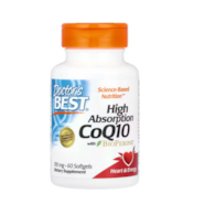 DOCTOR'S BEST Koenzym Q10 100 mg i Piperyna BioPerine (60 kaps.)