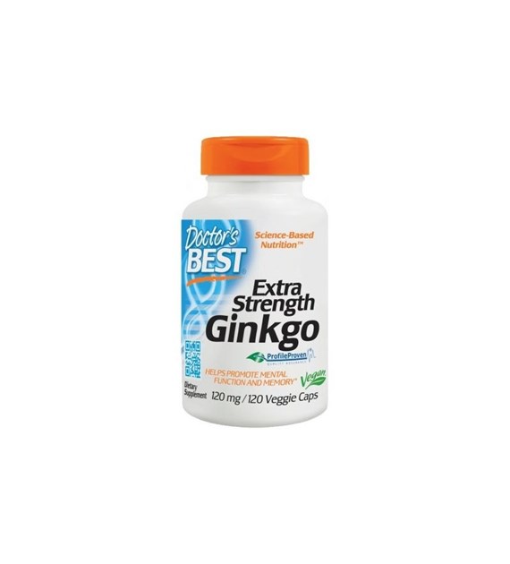DOCTOR'S BEST Extra Strength Ginkgo, 120 mg (120 vcaps)
