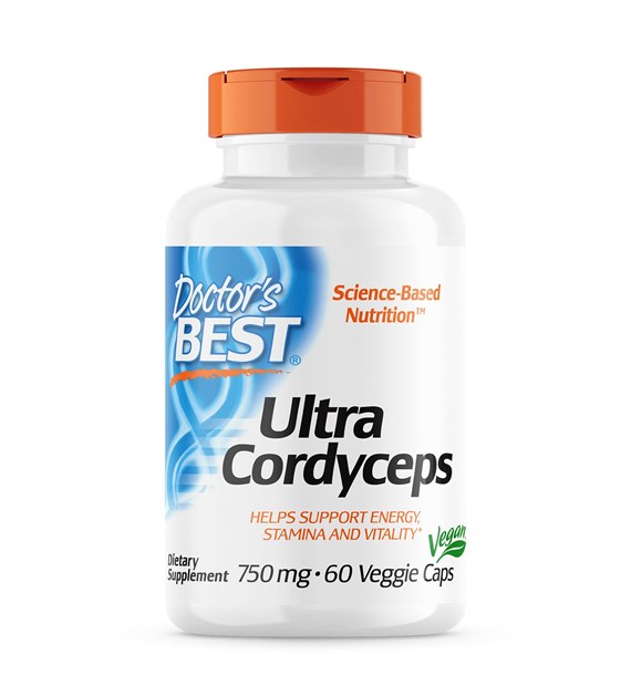 DOCTOR'S BEST Ultra Cordyceps, 750 mg (60 vcaps)