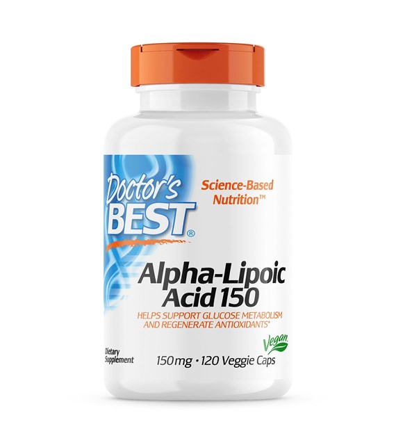 DOCTOR'S BEST Alpha Lipoic Acid, 150 mg (120 vcaps)