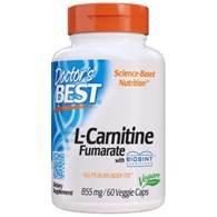 DOCTOR'S BEST L-Carnitine Fumarate - Fumaran L-Karnityny 855 mg (60 kaps.)