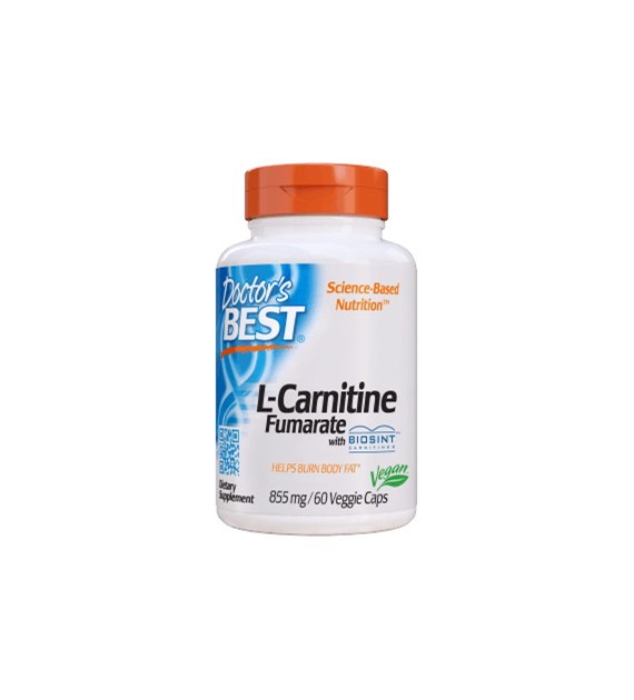 DOCTOR'S BEST L-Carnitine Fumarate, 855 mg (60 vcaps)