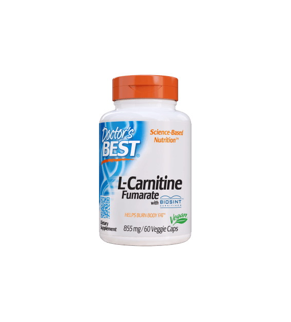 DOCTOR'S BEST L-Carnitine Fumarate - Fumaran L-Karnityny 855 mg (60 kaps.)