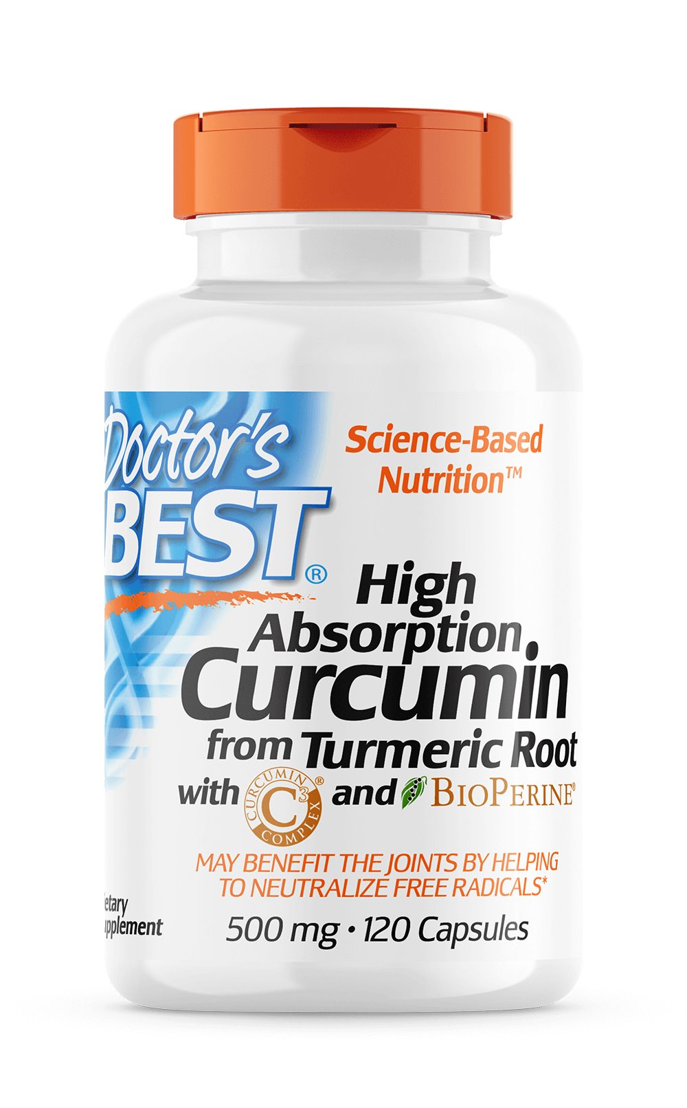DOCTOR'S BEST Curcumin From Turmeric Root with C3 Complex & BioPerine (120 kaps.)