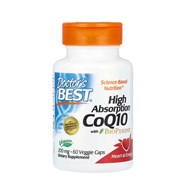 DOCTOR'S BEST Koenzym Q10 200 mg i Piperyna BioPerine - Vegan (60 kaps.)