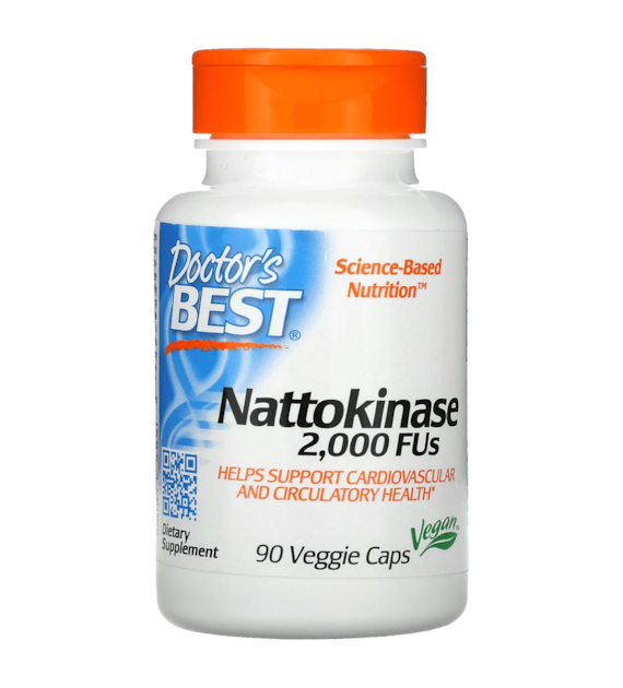 DOCTOR'S BEST Nattokinase 2000 FUs (90 kaps.)