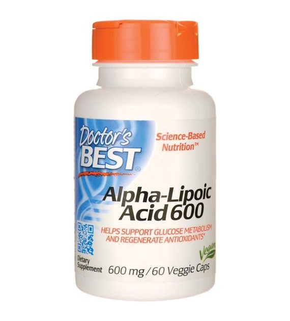 DOCTOR'S BEST Alpha Lipoic Acid, 600 mg (60 vcaps)