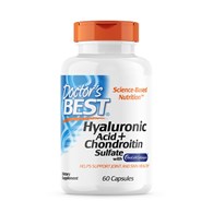 DOCTOR'S BEST Hyaluronic Acid + Chondroitin Sulfate with BioCell Collagen (60 kaps.)