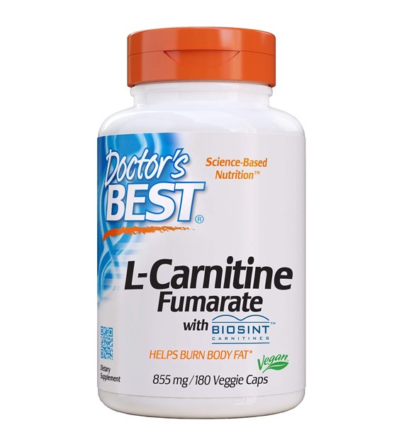 DOCTOR'S BEST L-Carnitine Fumarate, 855 mg (180 vcaps)