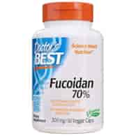 DOCTOR'S BEST Fucoidan 70% - Ekstrakt Fucoidanu 300 mg (60 kaps.)