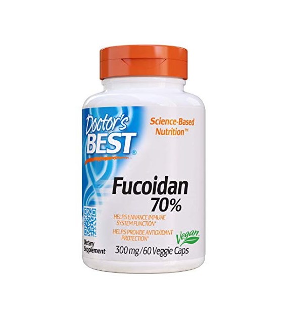 DOCTOR'S BEST Fucoidan 70%, 300 mg (60 vcaps)