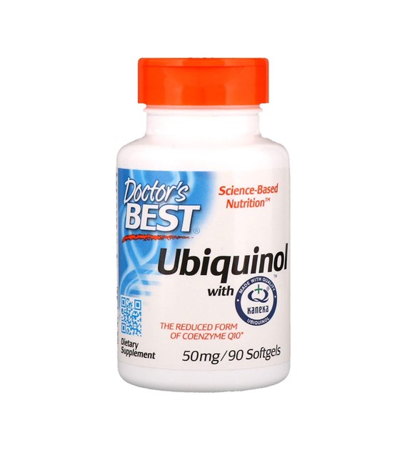 DOCTOR'S BEST Ubiquinol with Kaneka Qh, 50 mg (90 Softgels)