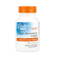 DOCTOR'S BEST Koenzym Q10 100 mg i Piperyna BioPerine (120 kaps.)