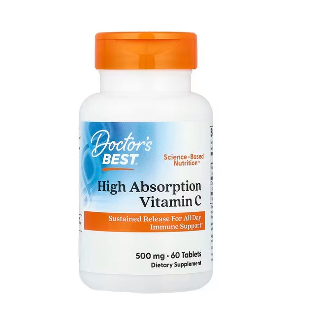 DOCTOR'S BEST Sustained Release Vitamin C with Pureway-C, 500 mg (60 tabs)
