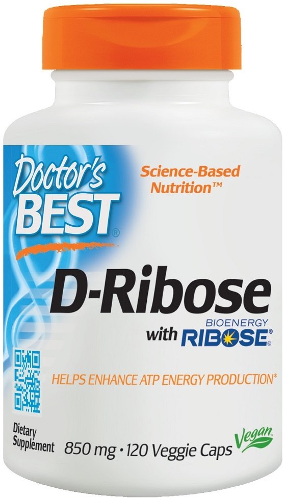 DOCTOR'S BEST D-Ribose - D-Ryboza 850 mg (120 kaps.)
