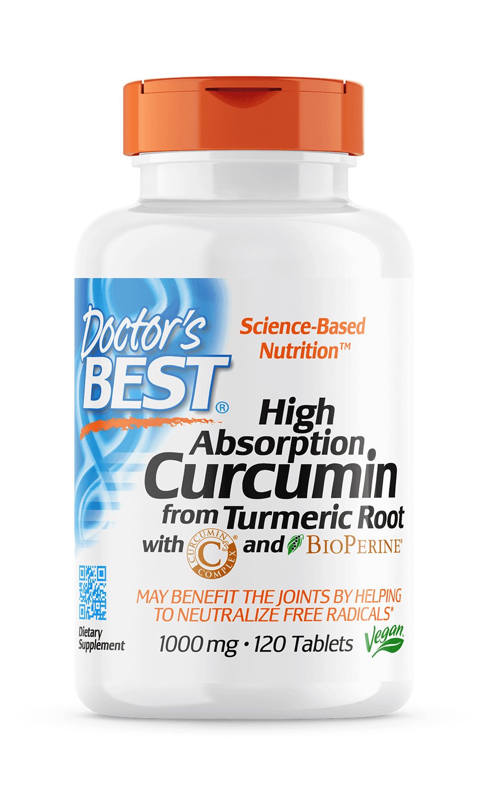 DOCTOR'S BEST Curcumin C3 Complex with Bioperine (120 tabl.)