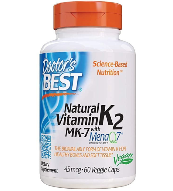 DOCTOR'S BEST Witamina K2 MK7 45 mcg (60 kaps.)