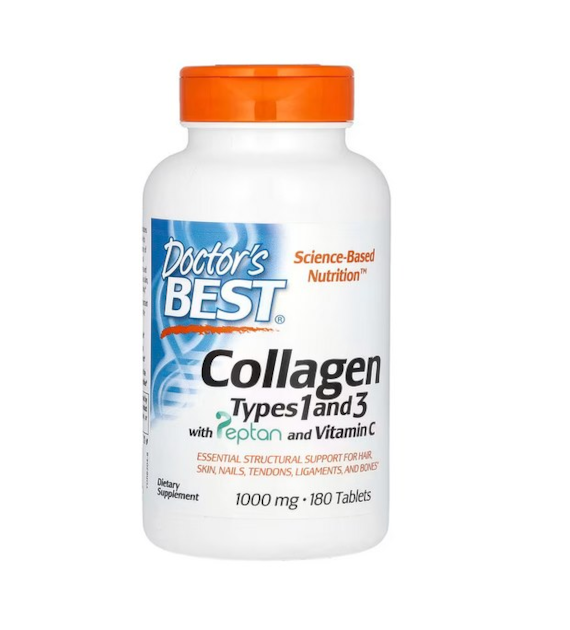 DOCTOR'S BEST Collagen Types I and III (180 tabl.)