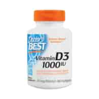 DOCTOR'S BEST Witamina D3 1000 IU 25 mcg (180 kaps.)