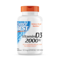 DOCTOR'S BEST Witamina D3 2000 IU 50 mcg (180 kaps.)