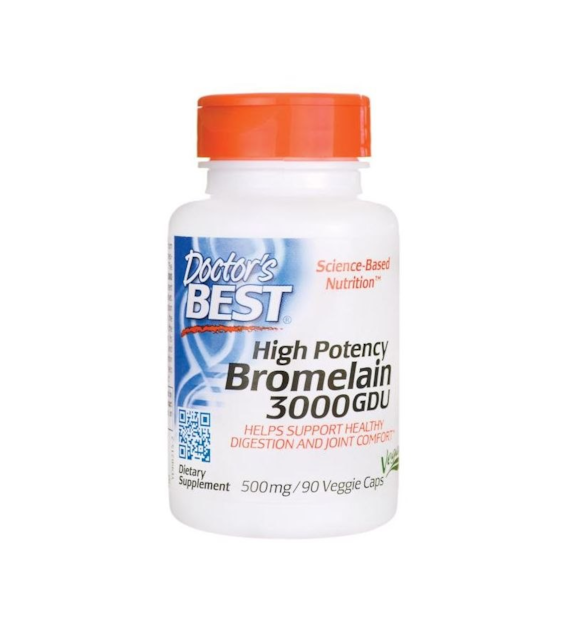 DOCTOR'S BEST Bromelaina (90 kaps.)