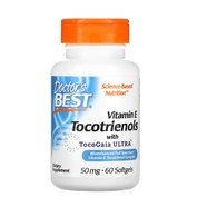DOCTOR'S BEST Tokotrienole EVNol SupraBio - Witamina E (60 kaps.)